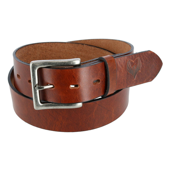 Men's Removable Buckle Bridle Belt with Phoenix