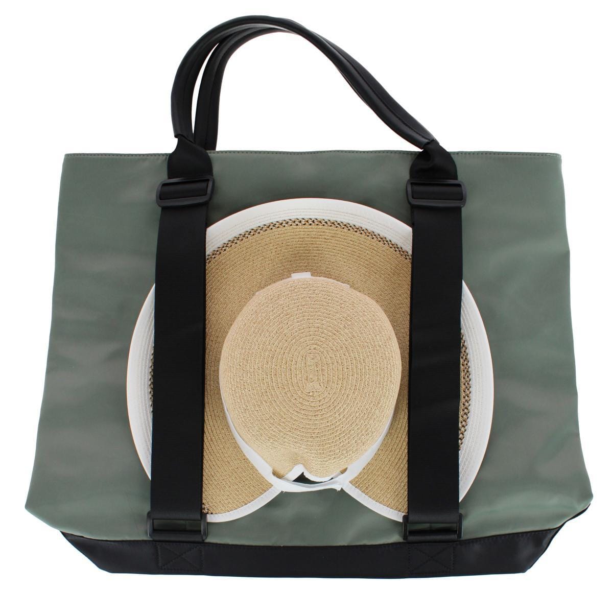 Bay Sky Women's Hat Holder Tote Handbag - Sage