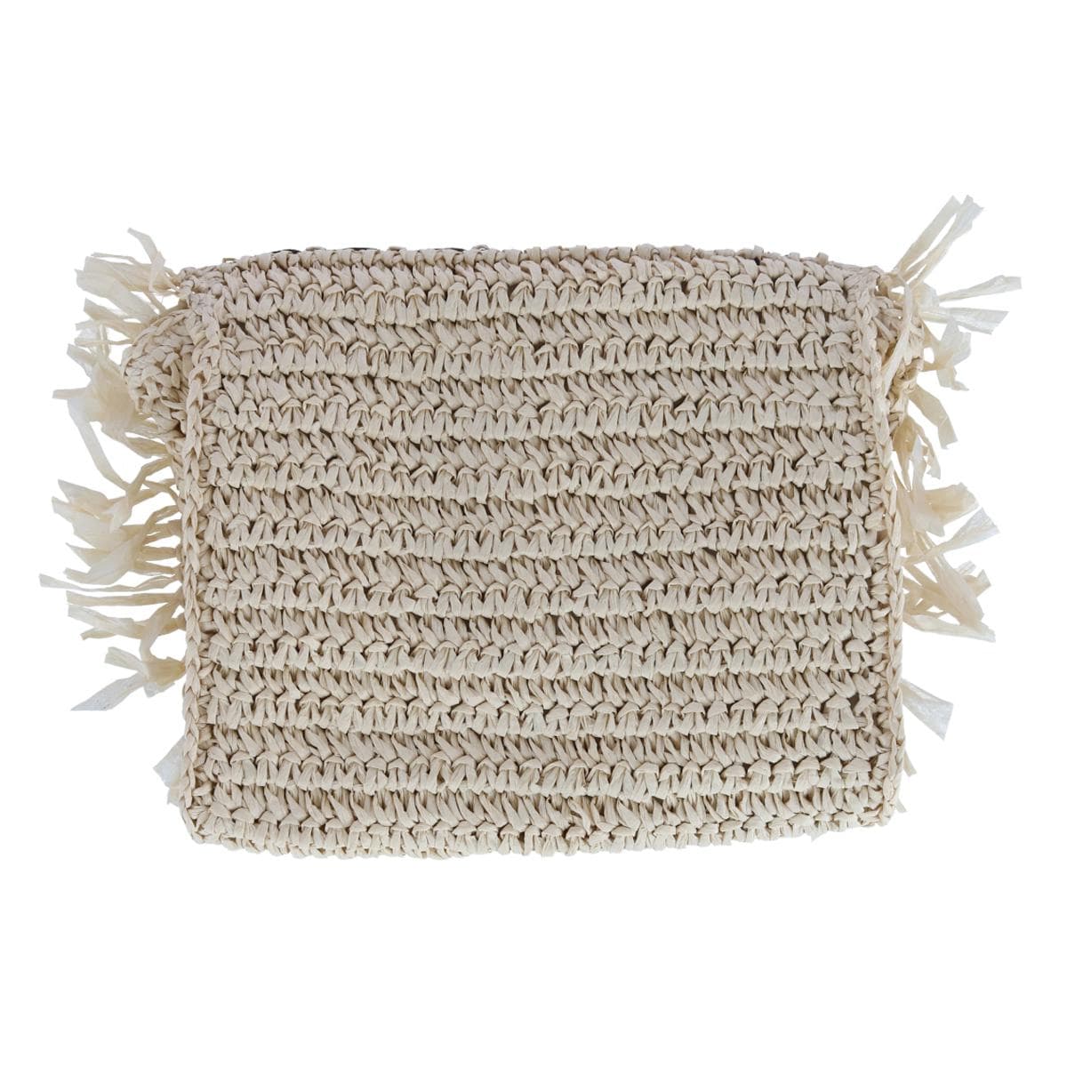 Bay Sky Women's Crochet Clutch Handbag - Ivory