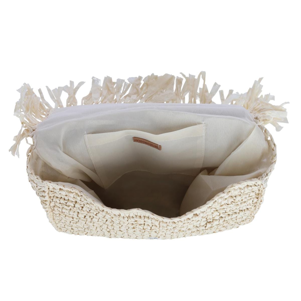 Bay Sky Women's Crochet Clutch Handbag - Ivory