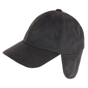 Men's Distressed Baseball Cap with Earflap