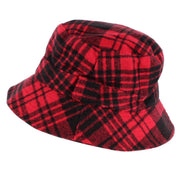 Unisex Brushed Buffalo Plaid Bucket Hat