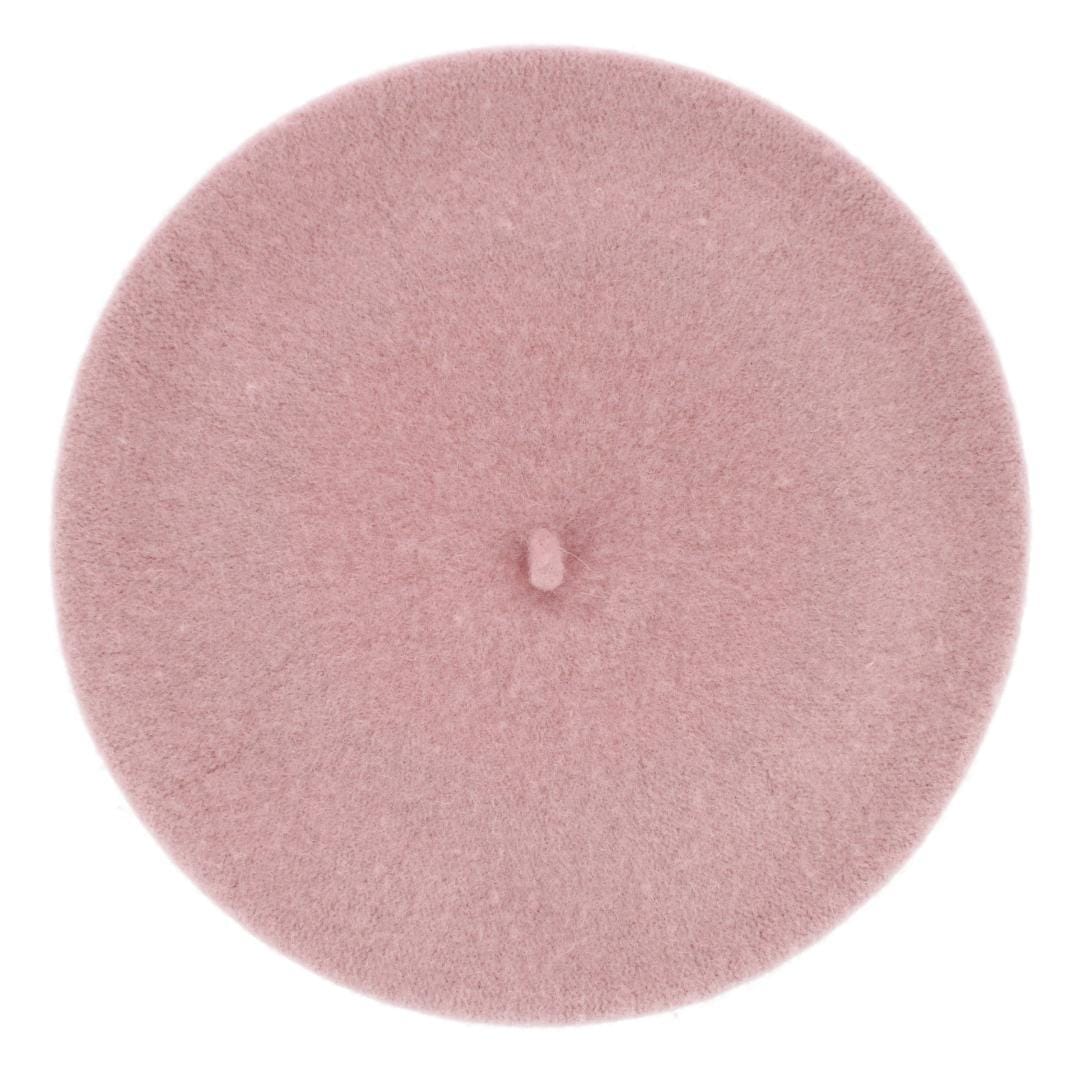 San Diego Hat Company Women's Wool Beret with Bow - Blush