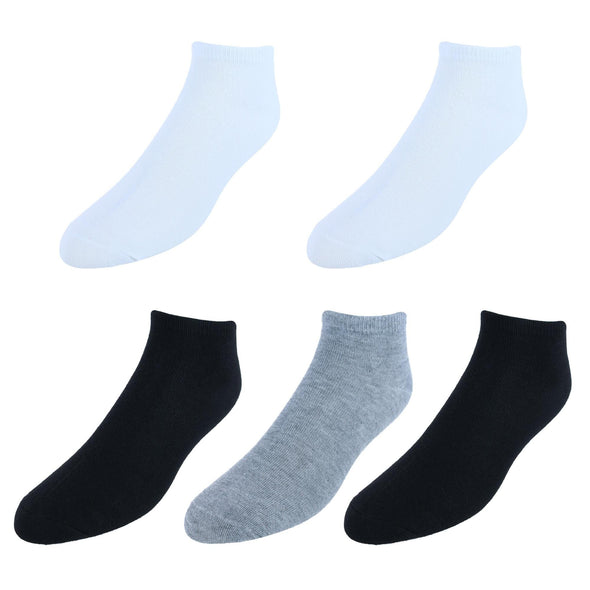Men's Quarter Cut Athletic Comfort Socks (5 Pairs)