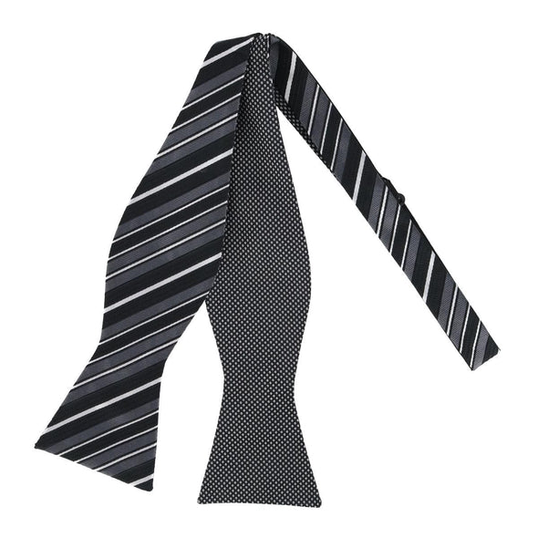 Men's Silk Free Style Reversible Bow Tie