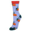 Women's Fall Halloween Pumpkin Novelty Socks (1 Pair)
