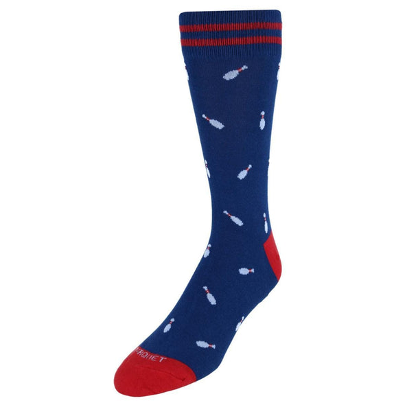 Men's Bowling Premium Novelty Dress Socks (1 Pair)
