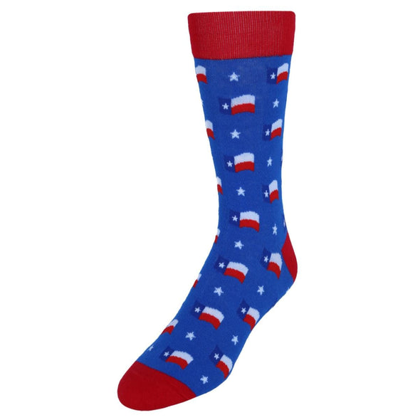 Men's Texas State Flag Novelty Dress Socks (1 Pair)