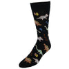 Men's Dinosaur Print Novelty Socks