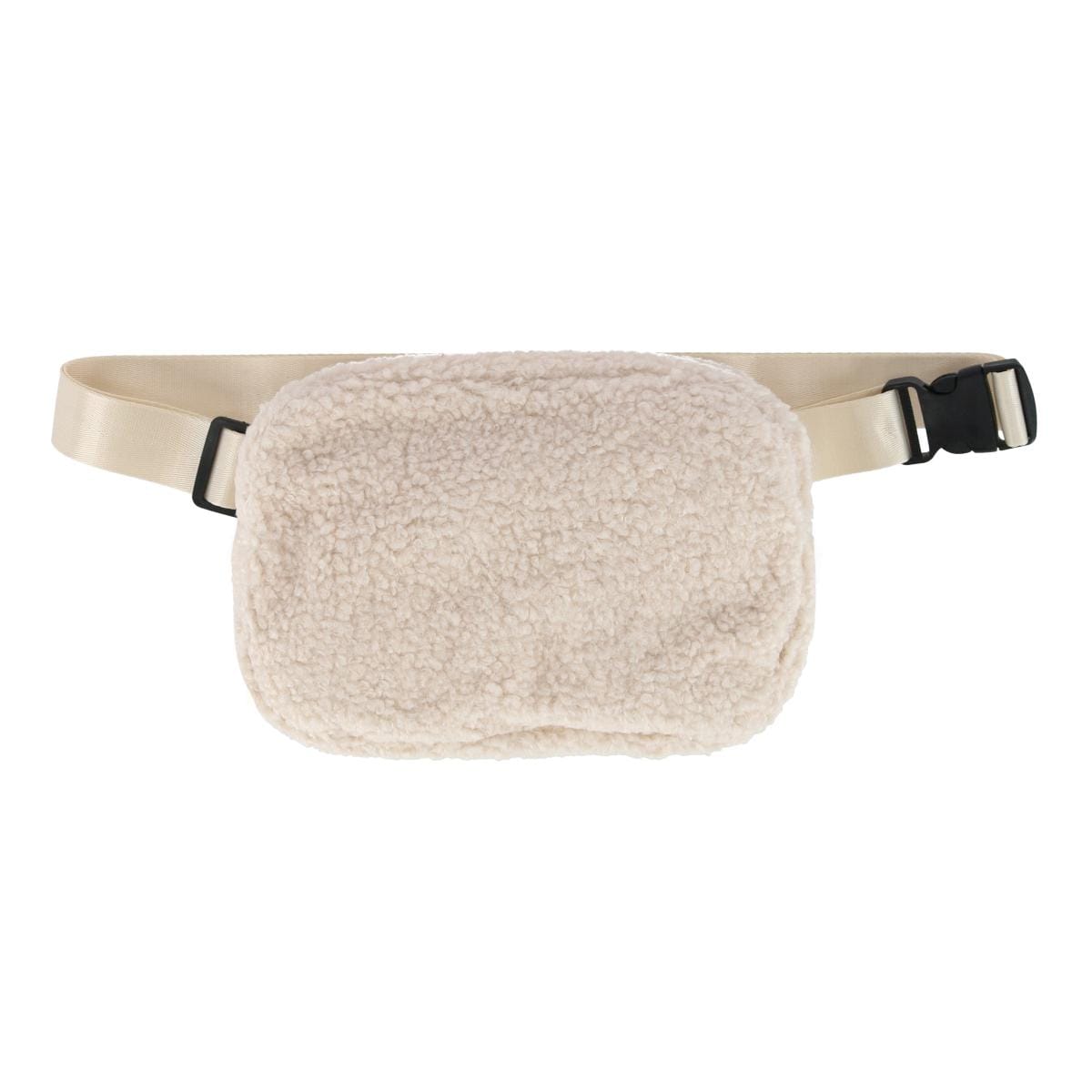 CTM® Unisex Sherpa Waistpack with Adjustable Strap - Unisex Sherpa Waistpack with Adjustable Strap