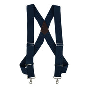 Men's Big & Tall Elastic Side Clip Metal Swivel Hook Trucker Suspenders