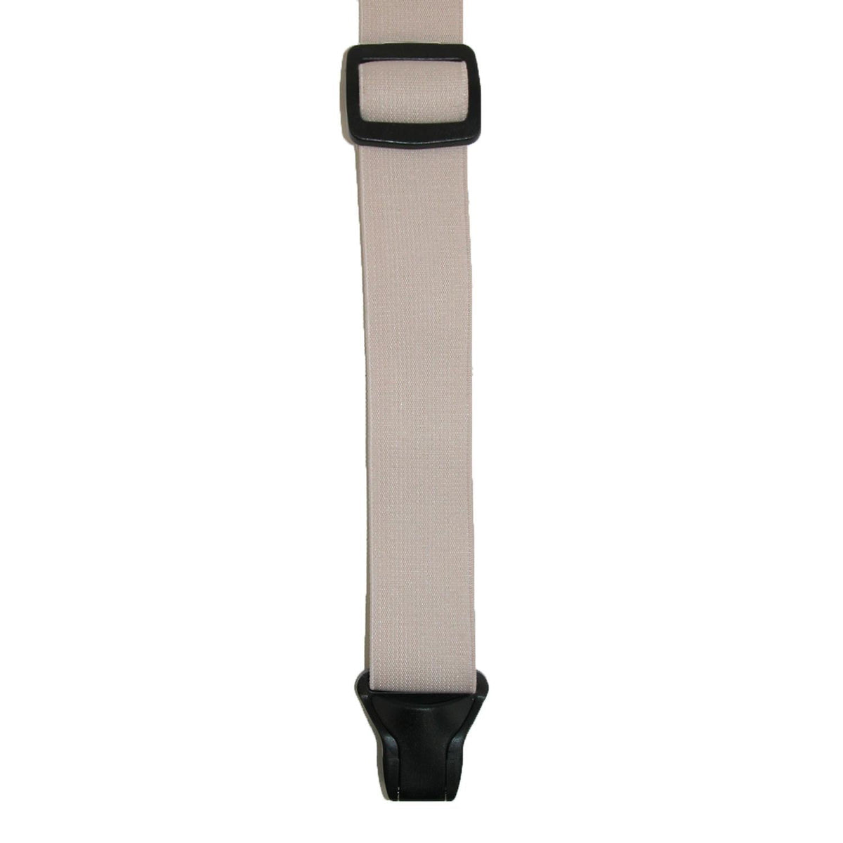 CTM® Women's Elastic Undergarment TSA Compliant Clip End Suspenders - Beige