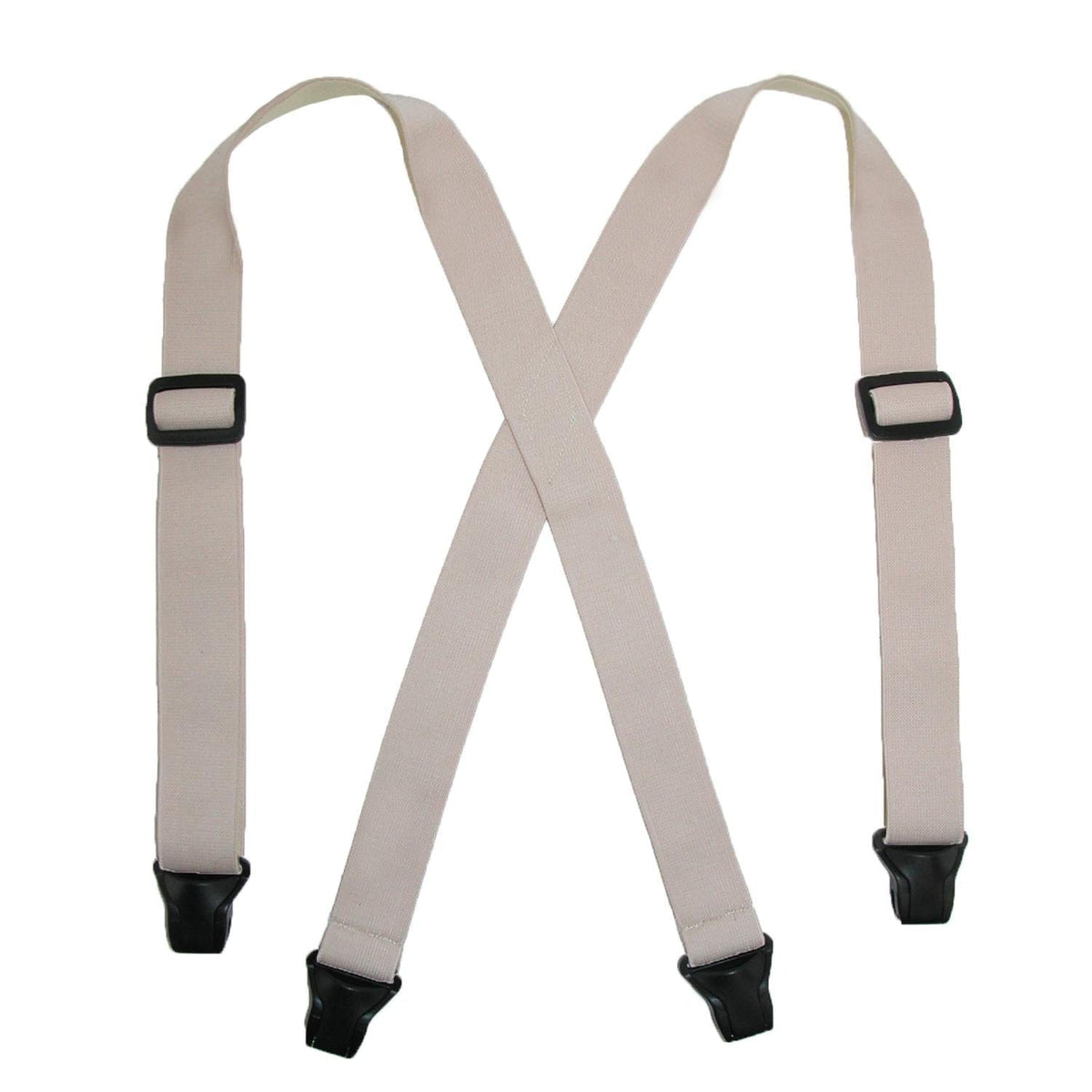 CTM® Women's Elastic Undergarment TSA Compliant Clip End Suspenders - Women's Elastic Undergarment TSA Compliant Clip End Suspenders