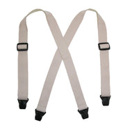 Women's Elastic Undergarment TSA Compliant Clip End Suspenders