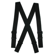 Mens Big & Tall Elastic Ergonomic Support Suspenders w Hook & Loop End