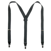 Men's Big & Tall Elastic Clip End Premium Solid Suspenders