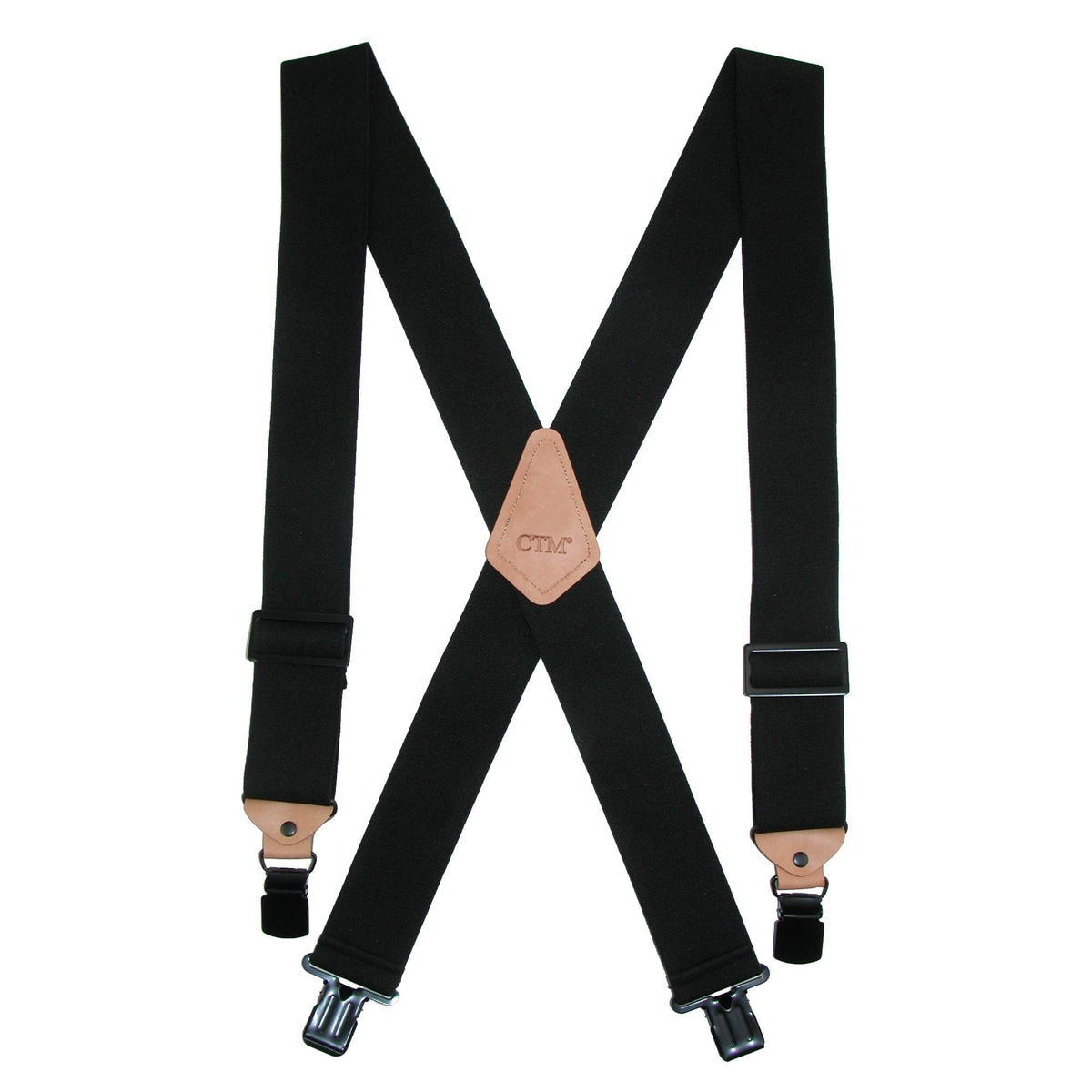 CTM® Men's Heavy Duty Clip-End Work Suspenders