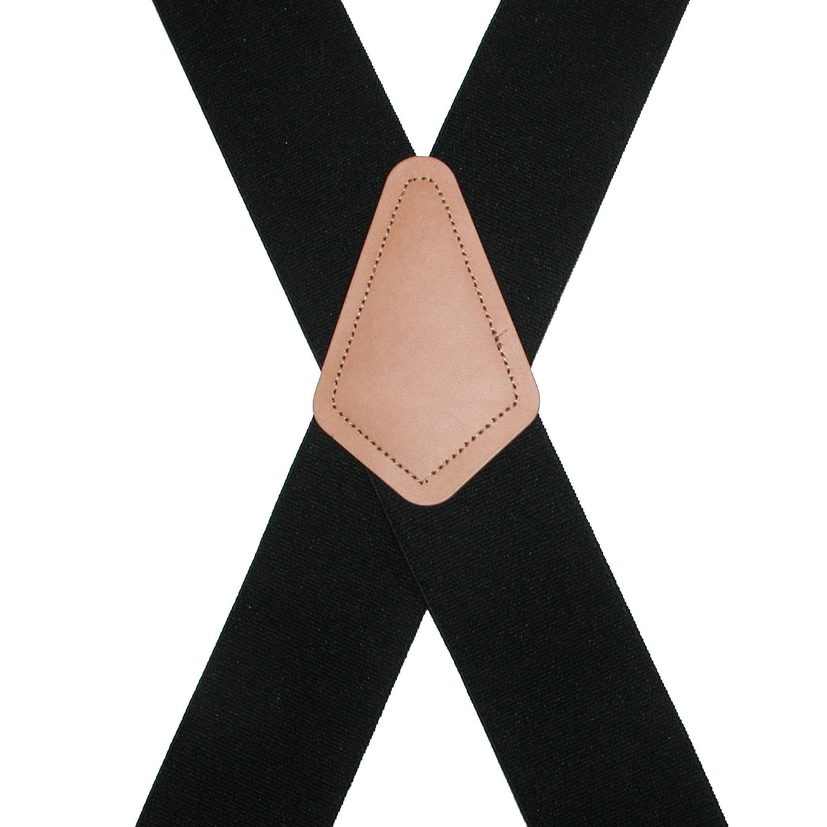 CTM® Men's Heavy Duty Clip-End Work Suspenders - Black