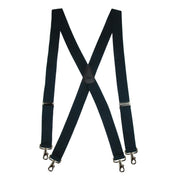 Men's Big & Tall Elastic Solid X-Back Suspender with Swivel Hook Ends