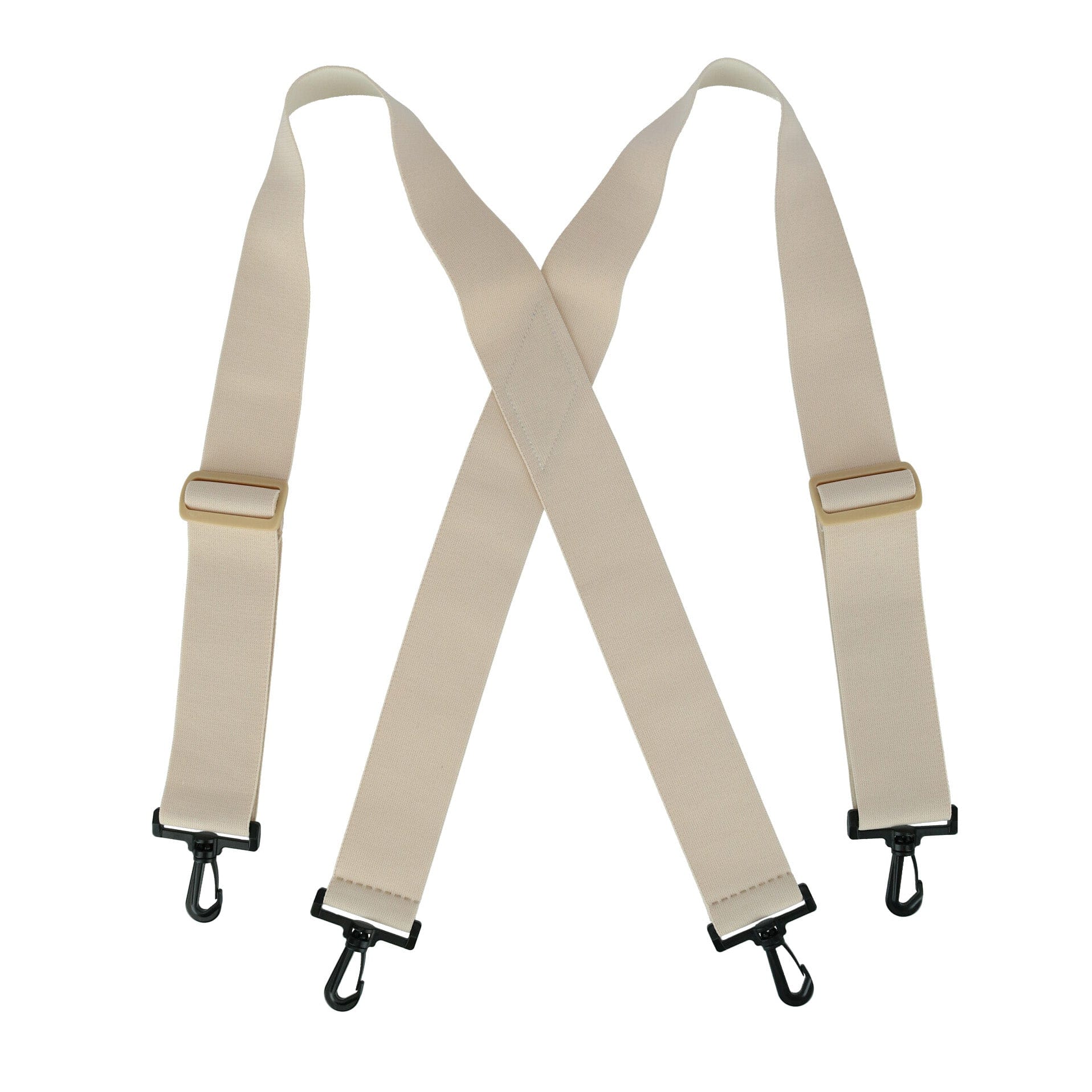 CTM® Big & Tall Elastic TSA Compliant Suspenders with Swivel Hook Ends