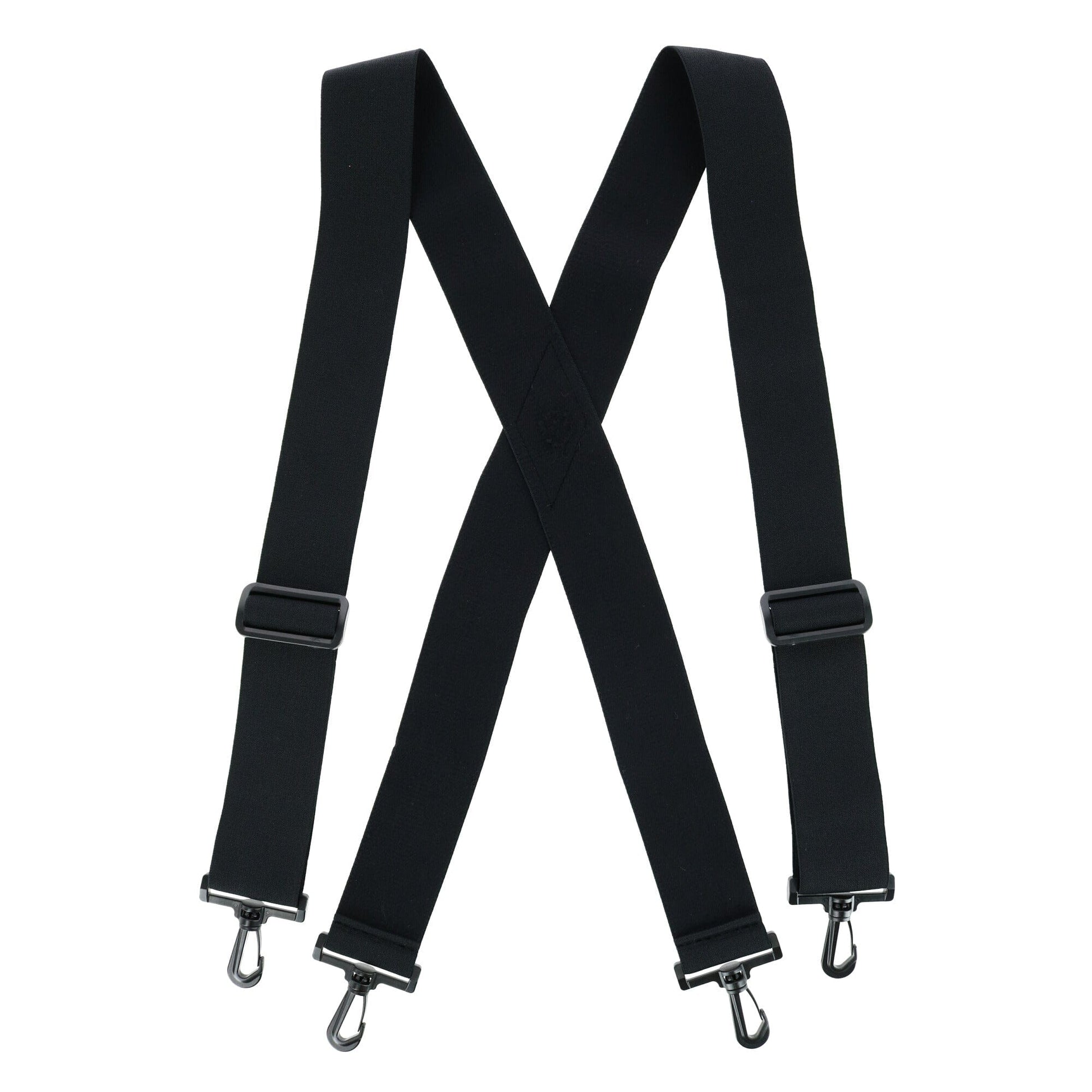 CTM® Big & Tall Elastic TSA Compliant Suspenders with Swivel Hook Ends