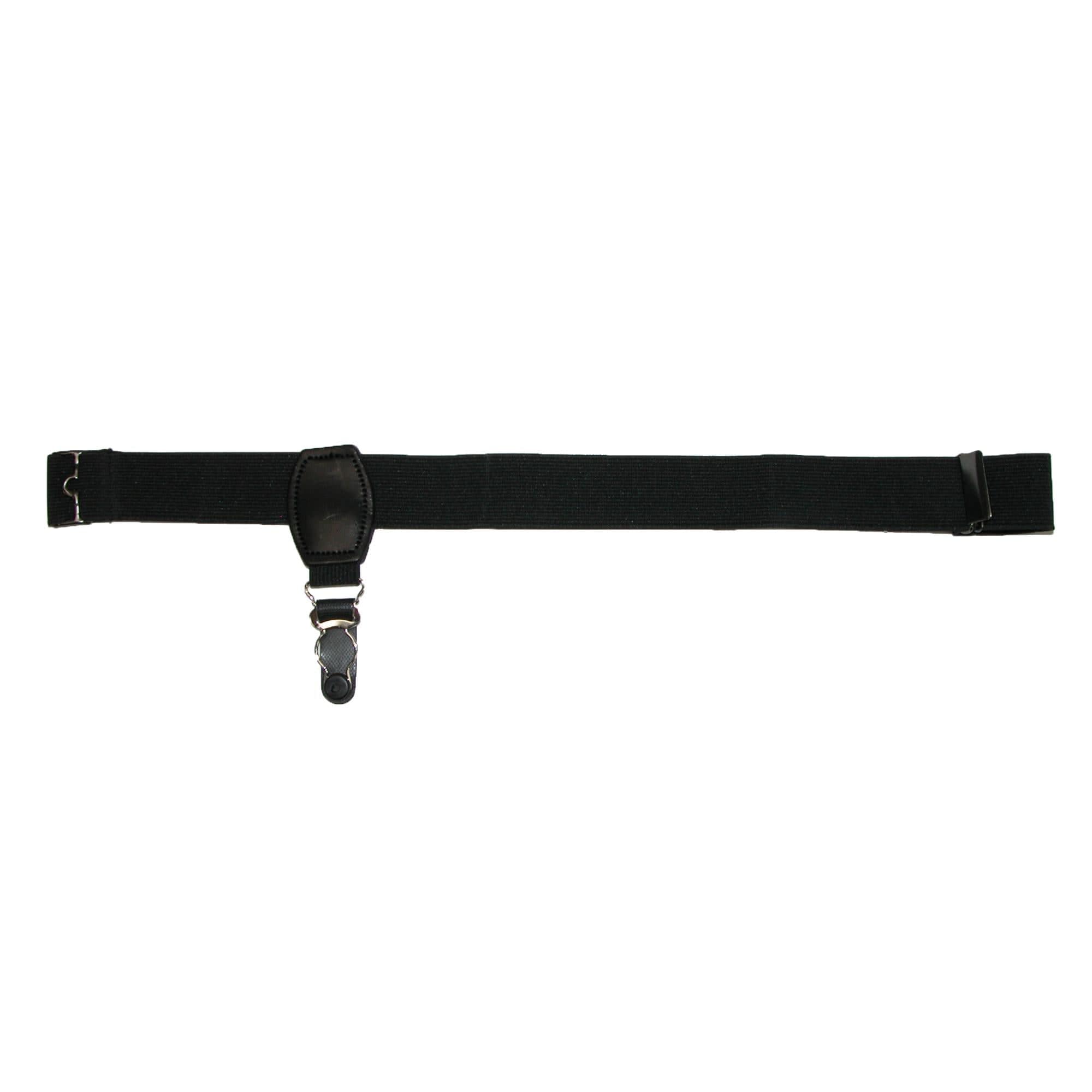 CTM® Men's Elastic 1 Inch Sock Garters with 1 Clip - Men's Elastic 1 Inch Sock Garters with 1 Clip
