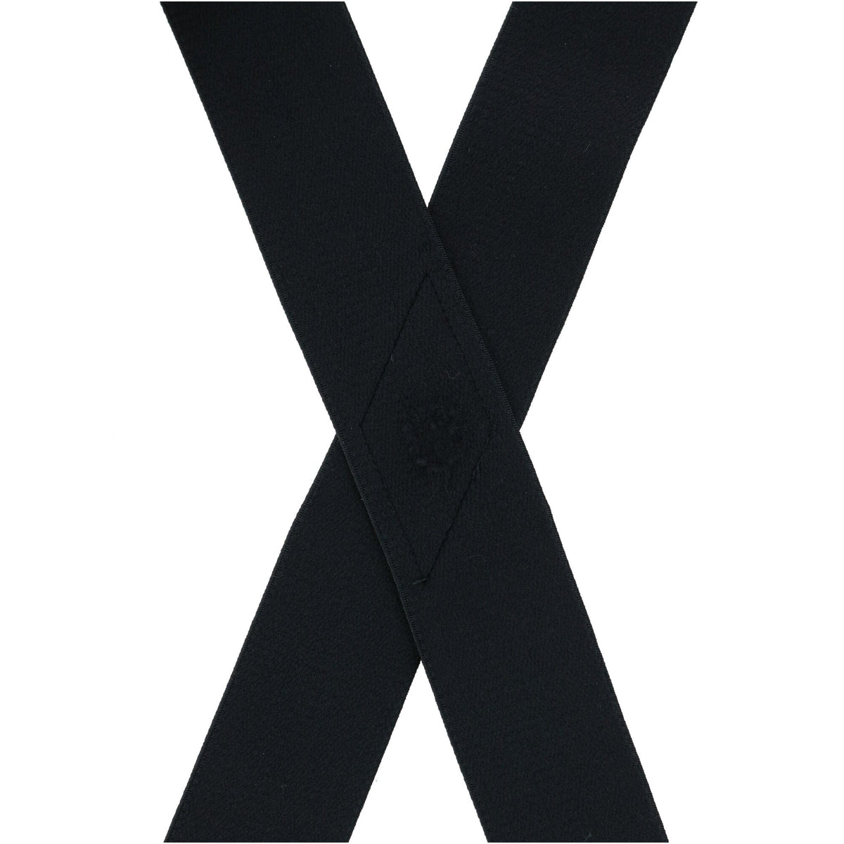CTM® Elastic Undergarment TSA Compliant Suspenders with Swivel Hook Ends - Black