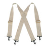 Elastic Undergarment TSA Compliant Suspenders with Swivel Hook Ends