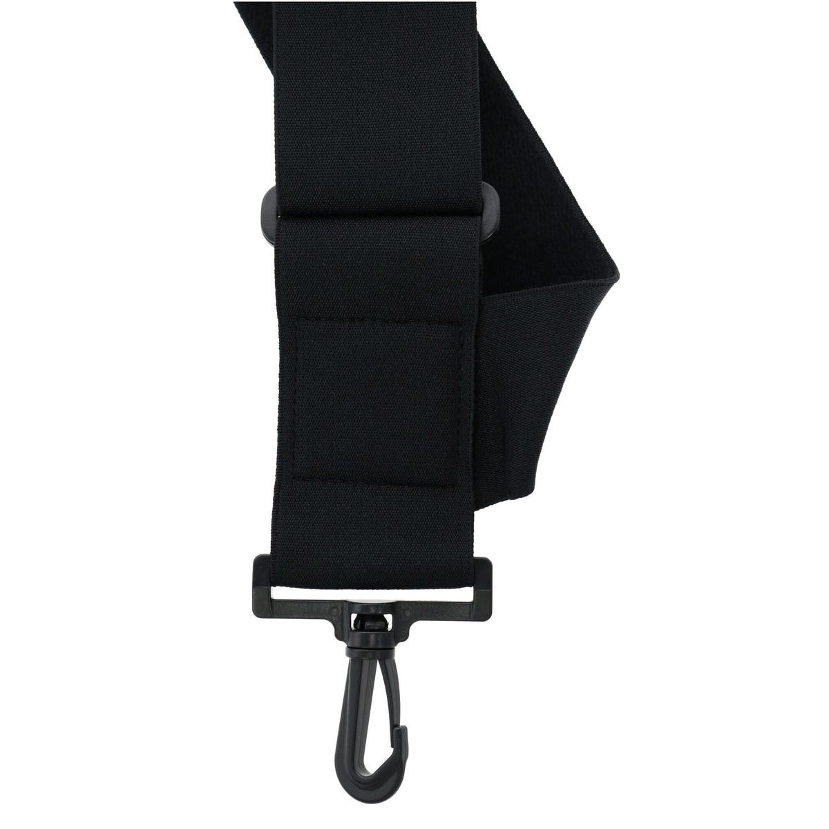 CTM® Big & Tall TSA Compliant Side Clip Suspenders with Swivel Hook Ends - Black