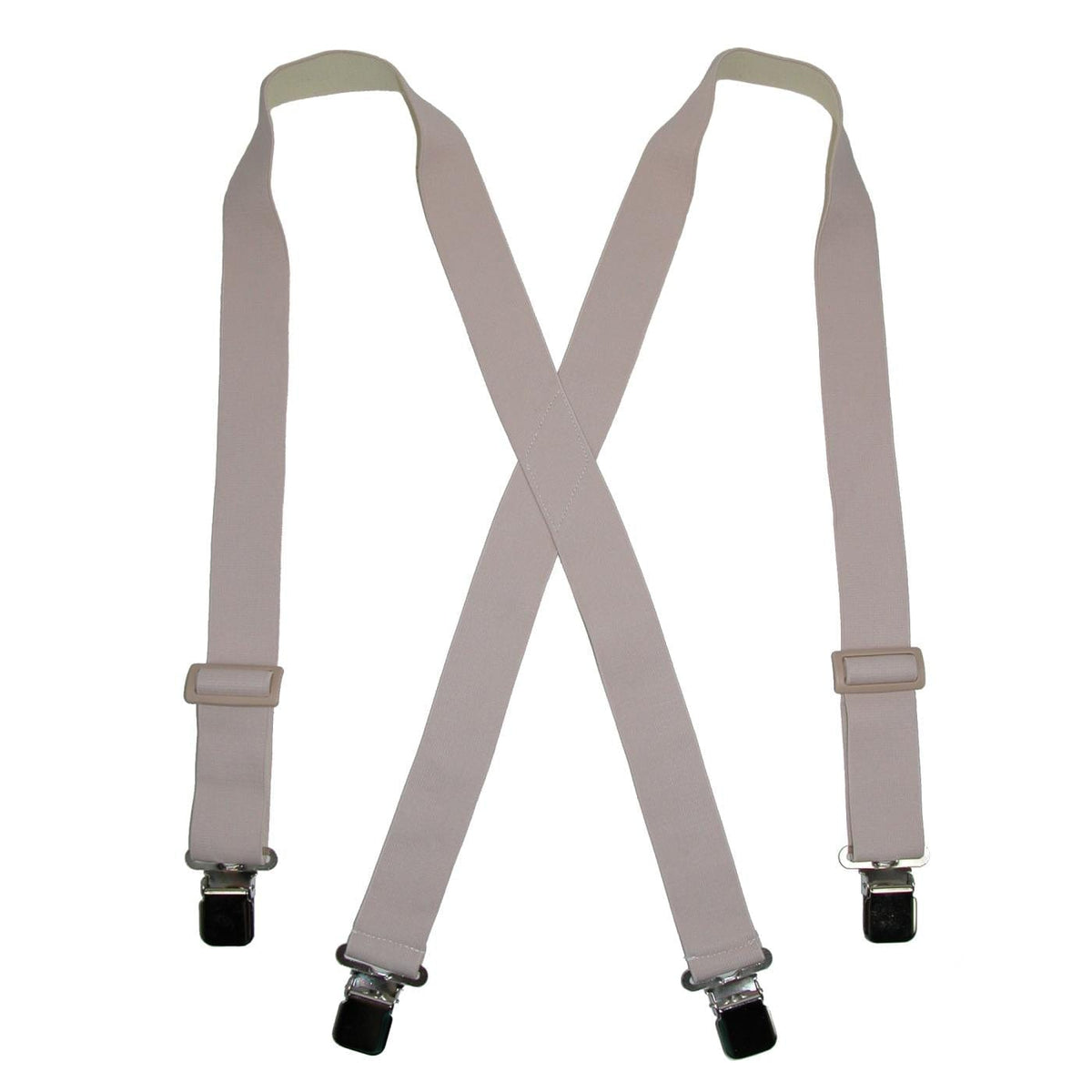 CTM® Men's Elastic Clip-End Undergarment Suspenders - Men's Elastic Clip-End Undergarment Suspenders