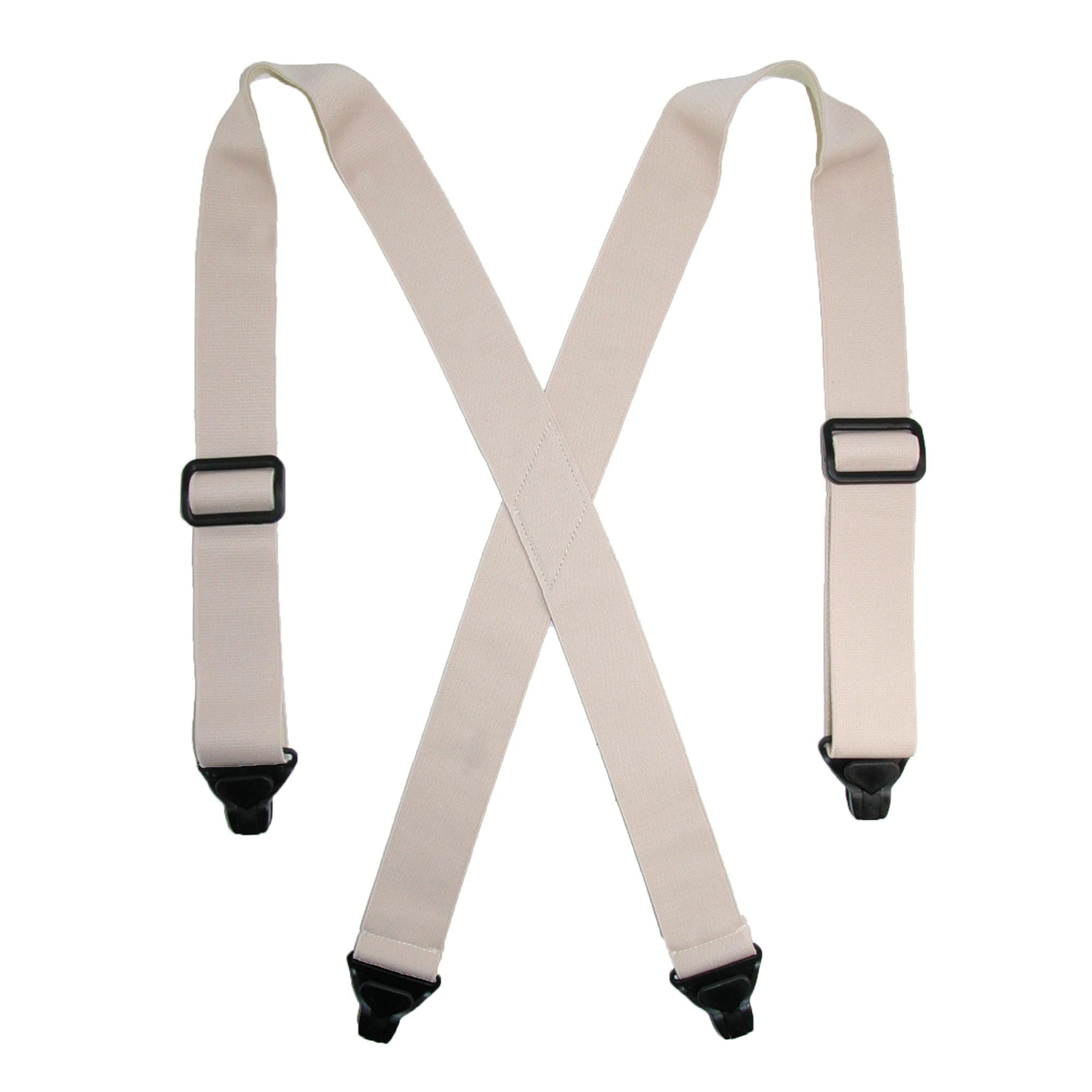 CTM® Men's Elastic Undergarment TSA Compliant Suspenders (Tall Available) - Men's Elastic Undergarment TSA Compliant Suspenders (Tall Available)