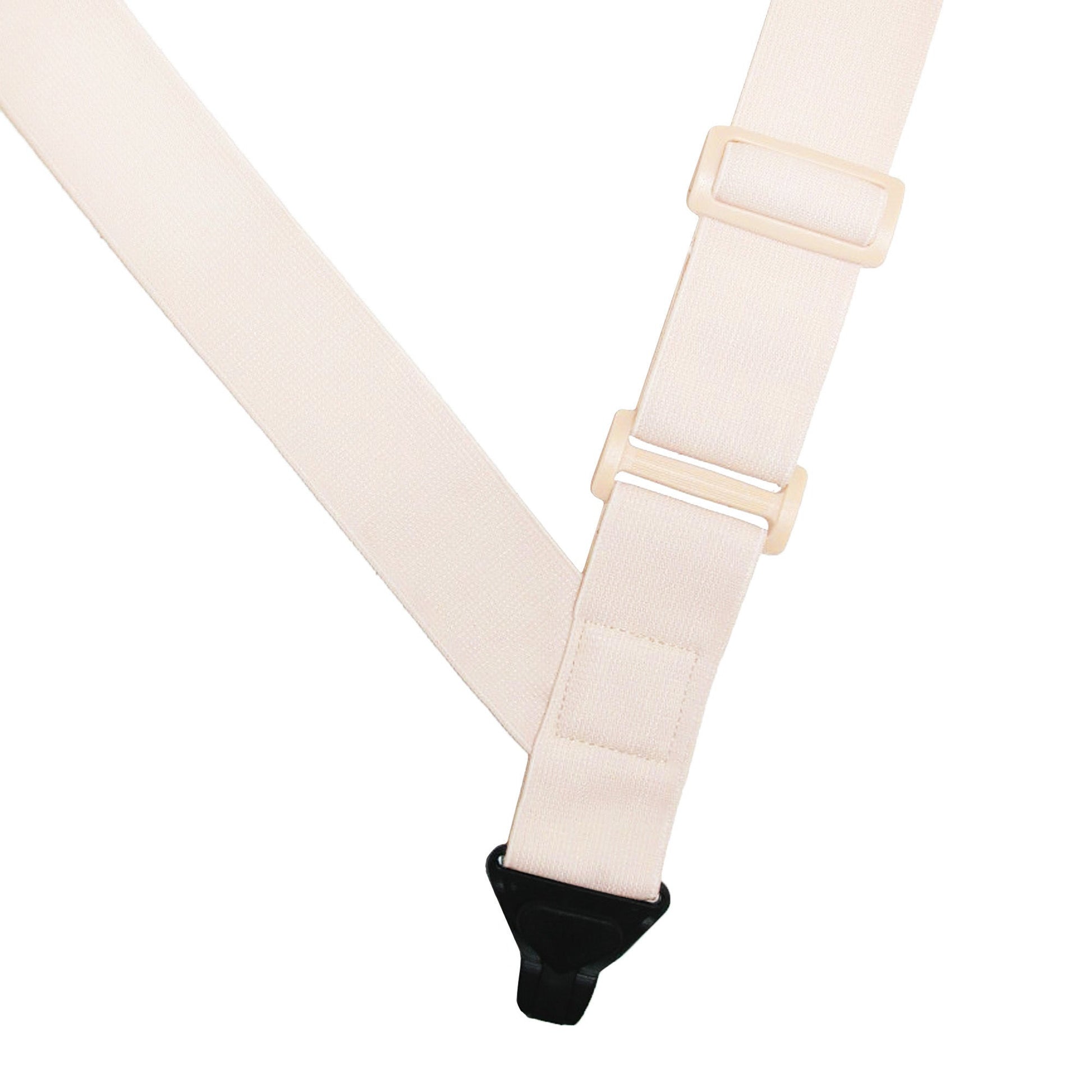 CTM® Men's Undergarment TSA Compliant Side Clip Airport Suspenders - Beige