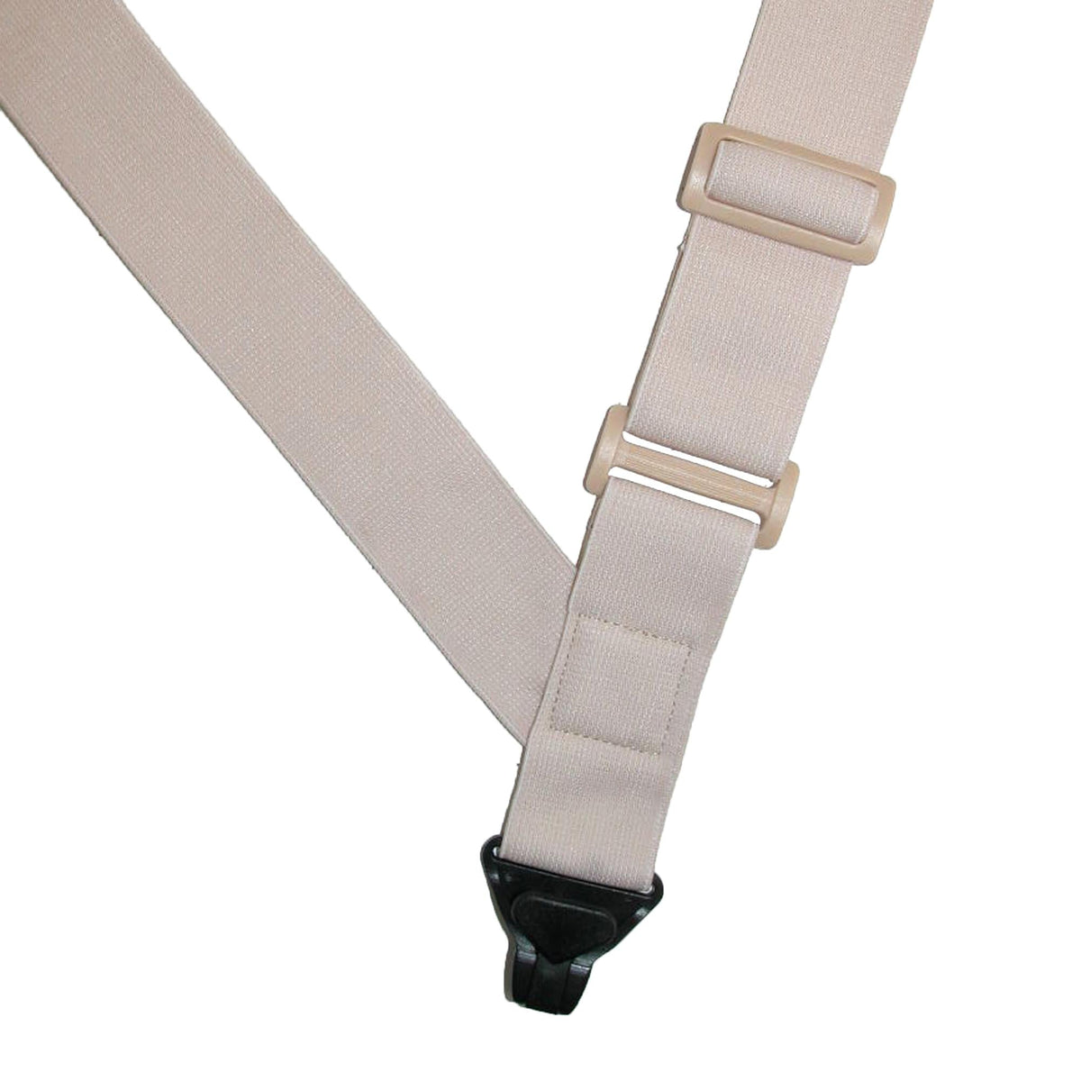 CTM® Women's Elastic Undergarment Side Clip Maternity Suspenders - Beige