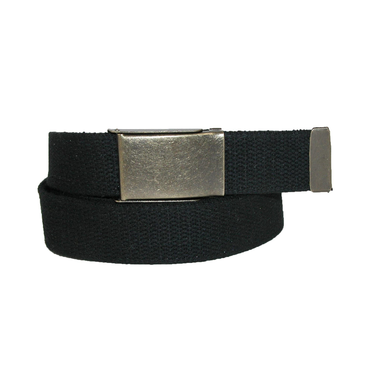 Men's Big & Tall Belt with Flip Top Brass Buckle (Pack of 3) by CTM