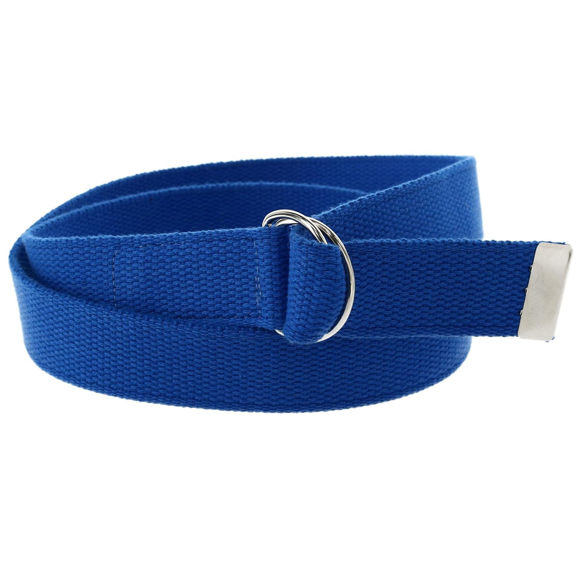 CTM® Cotton Web 1.25 Inch Belt with D Ring Buckle