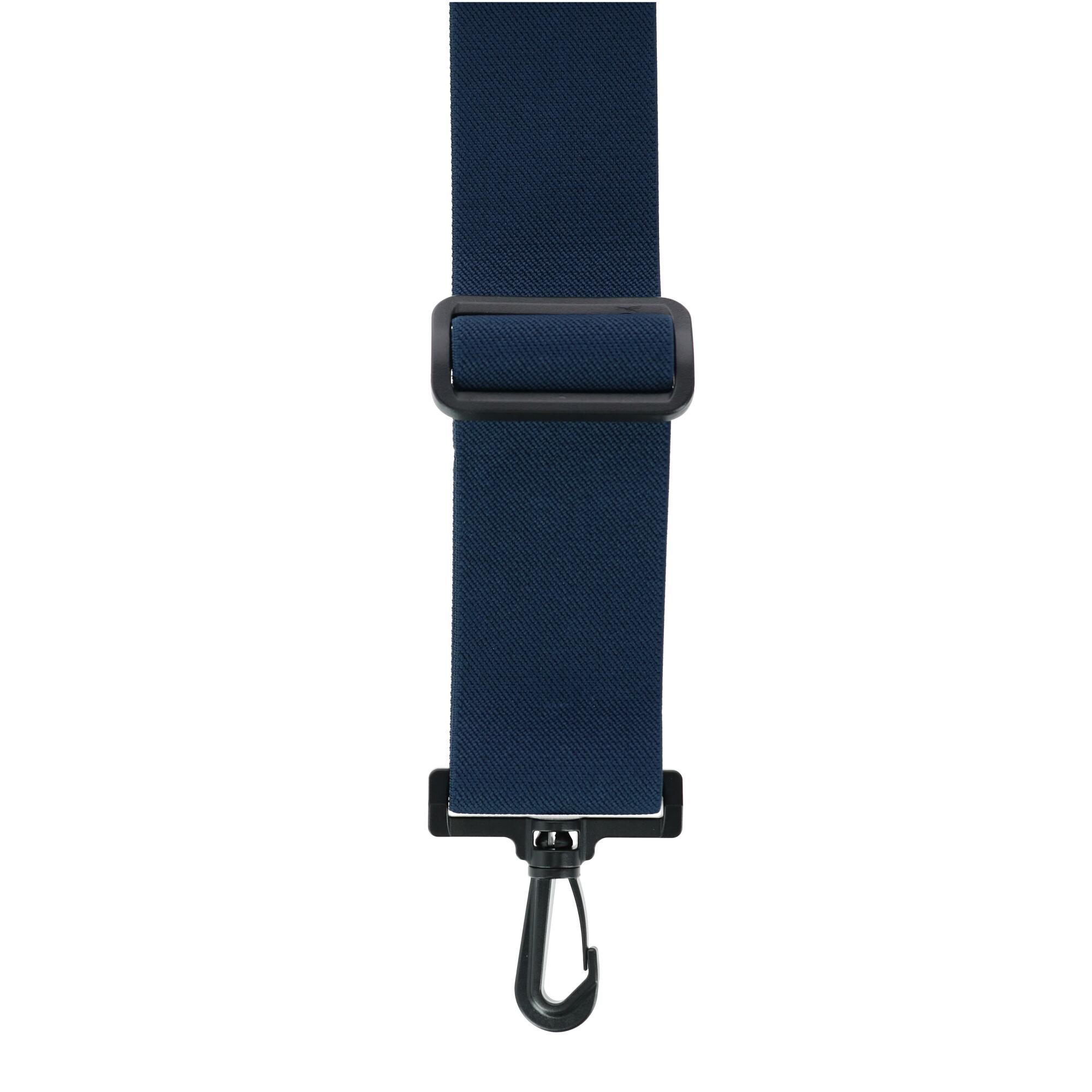CTM® Men's Elastic X-Back Suspenders with Plastic Hook Ends - Navy