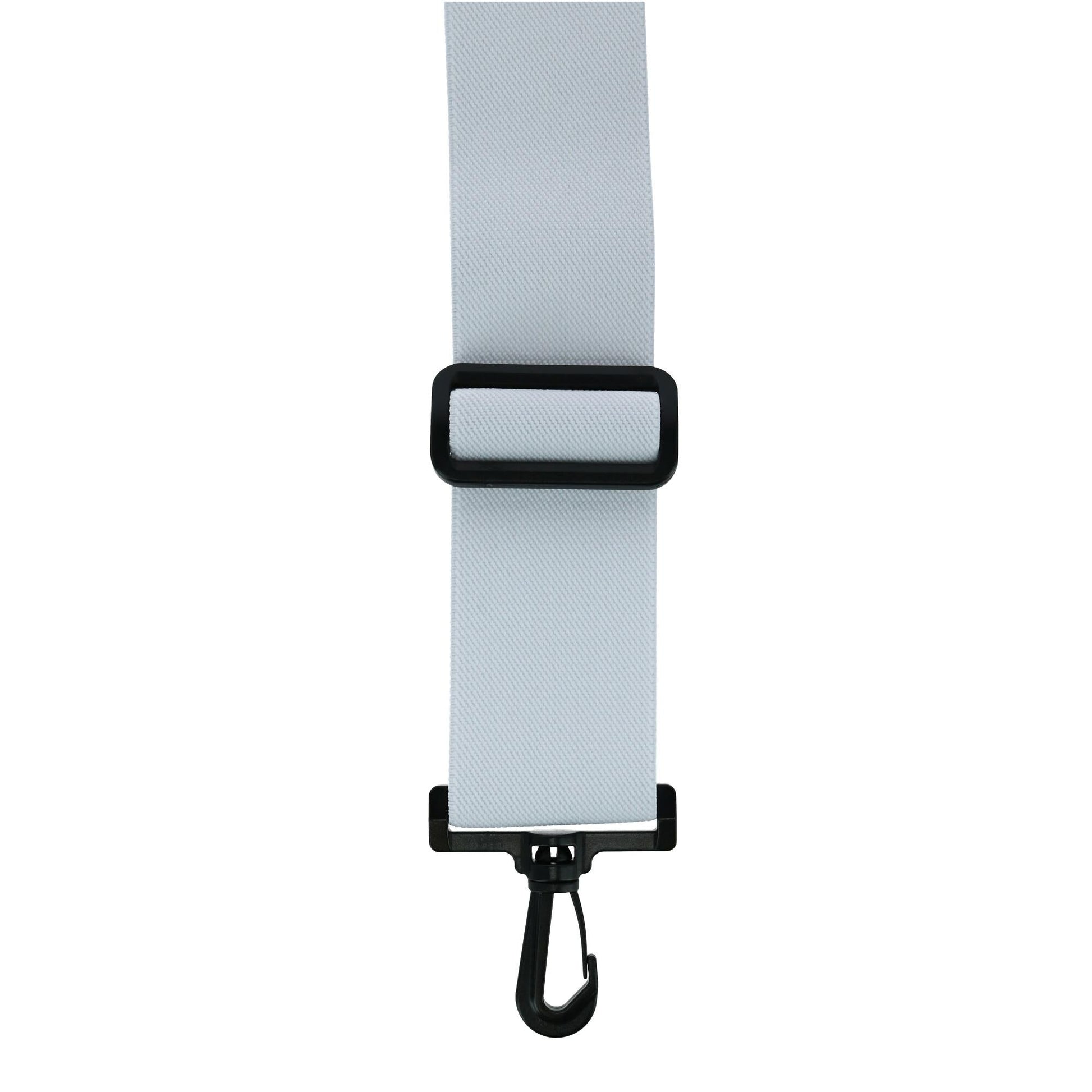 CTM® Men's Elastic X-Back Suspenders with Plastic Hook Ends - White