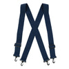 Men's Elastic X-Back Suspenders with Plastic Hook Ends