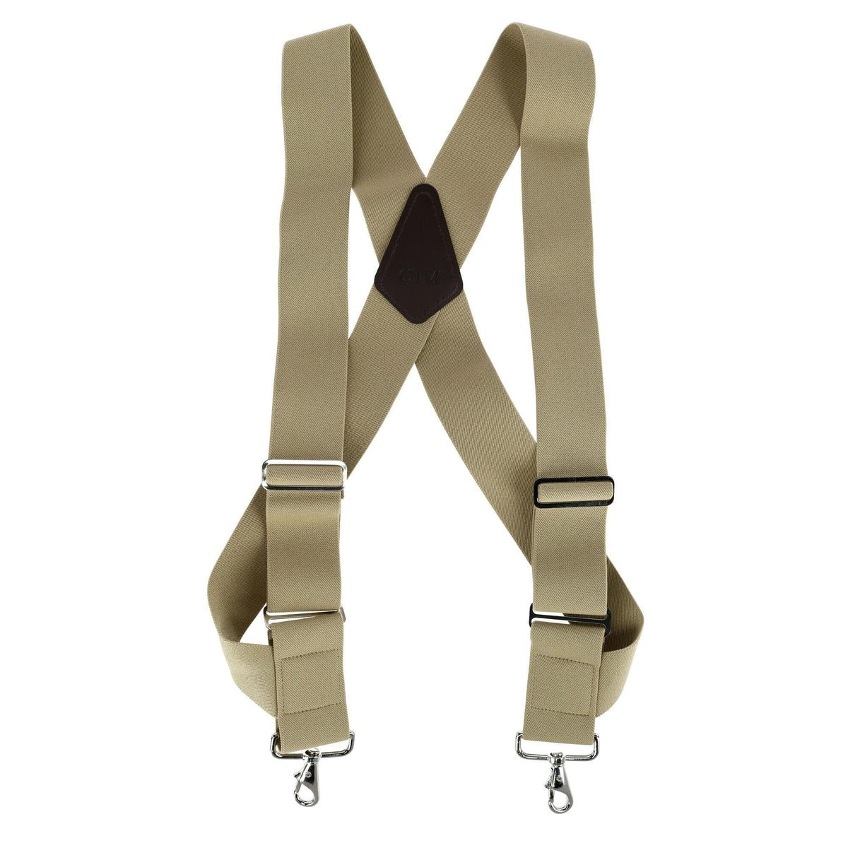 CTM® Men's Elastic Side Clip Metal Swivel Hook Trucker Suspenders - Men's Elastic Side Clip Metal Swivel Hook Trucker Suspenders