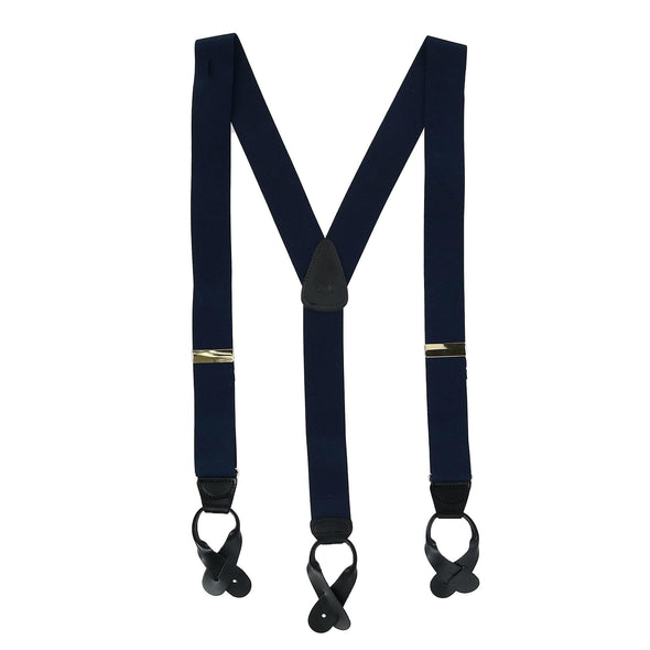 Men's Big & Tall Elastic Button End Suspenders