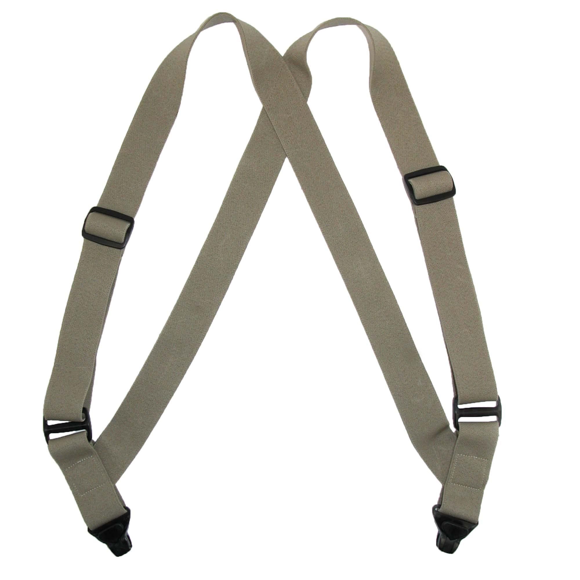 CTM® Men's Elastic Side Plastic Clip TSA Compliant Airport Suspenders - Men's Elastic Side Plastic Clip TSA Compliant Airport Suspenders
