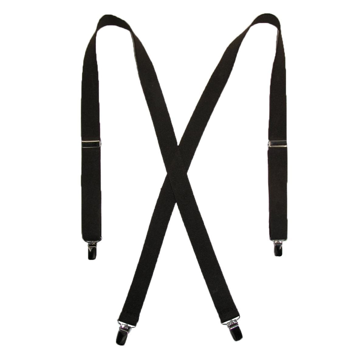 CTM® Women's Elastic Clip-End 1 Inch Basic Suspenders