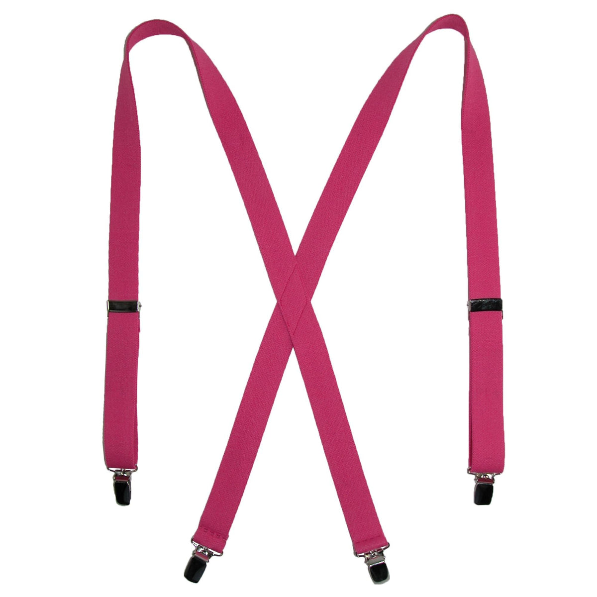 CTM® Women's Elastic Clip-End 1 Inch Basic Suspenders
