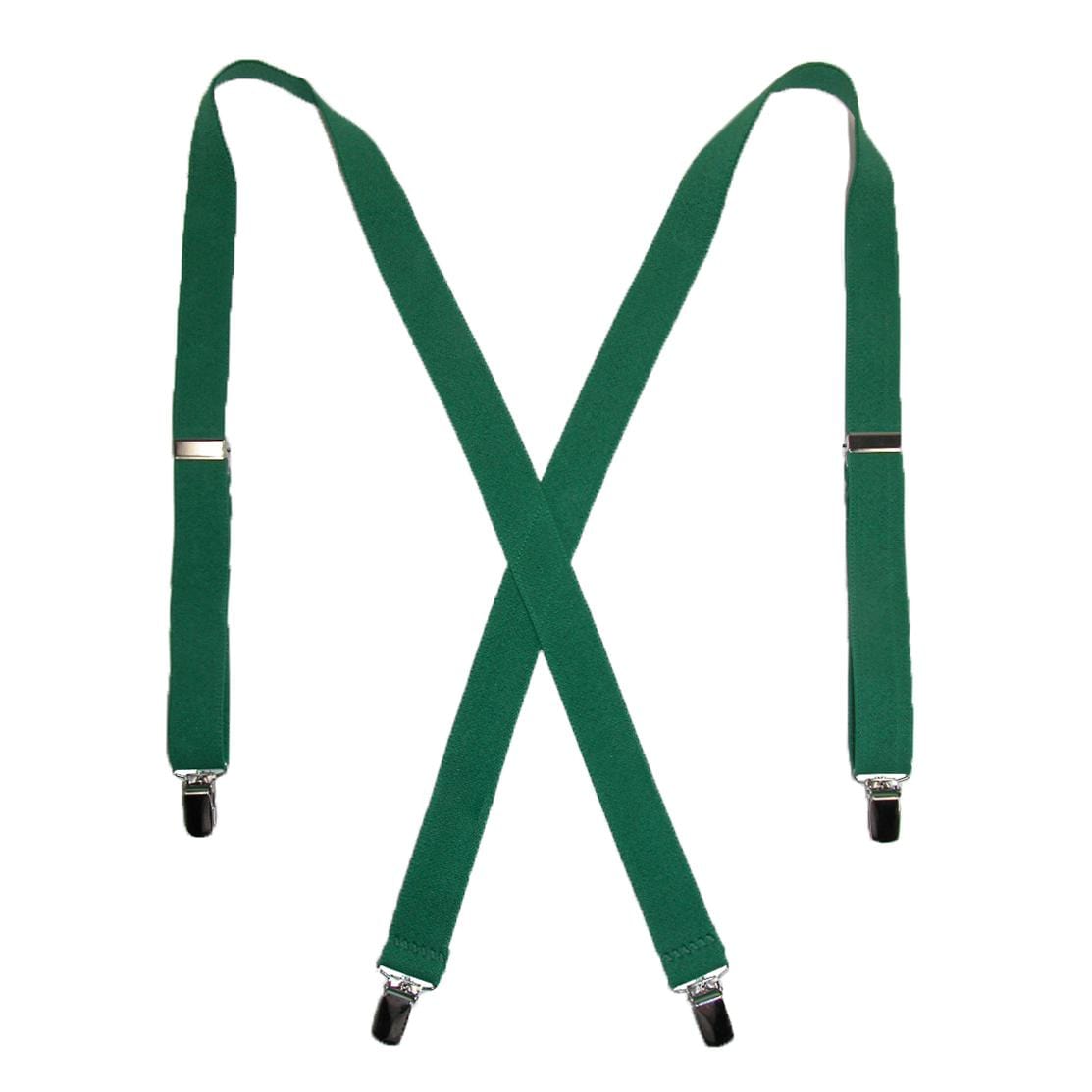 CTM® Women's Elastic Clip-End 1 Inch Basic Suspenders