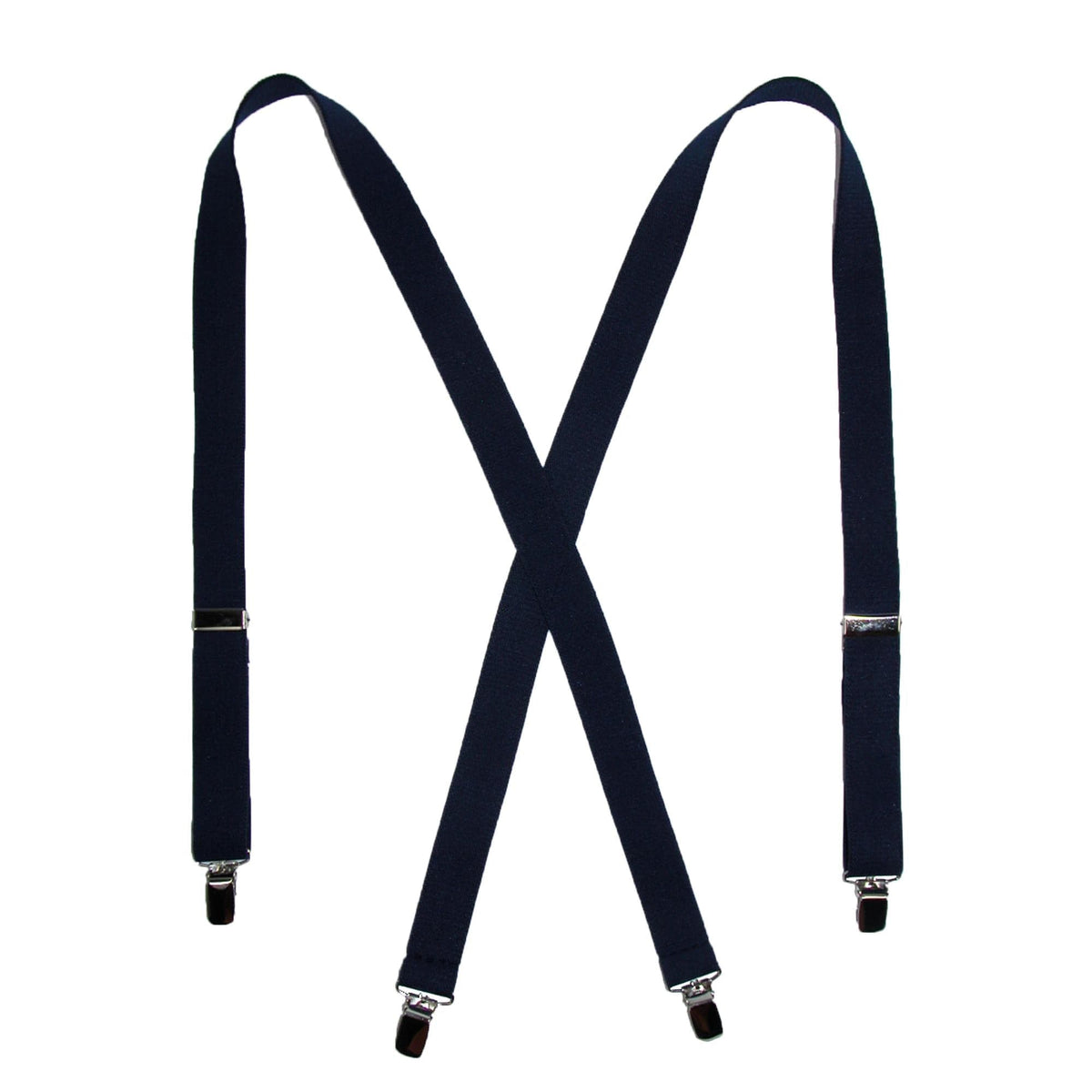 CTM® Women's Elastic Clip-End 1 Inch Basic Suspenders