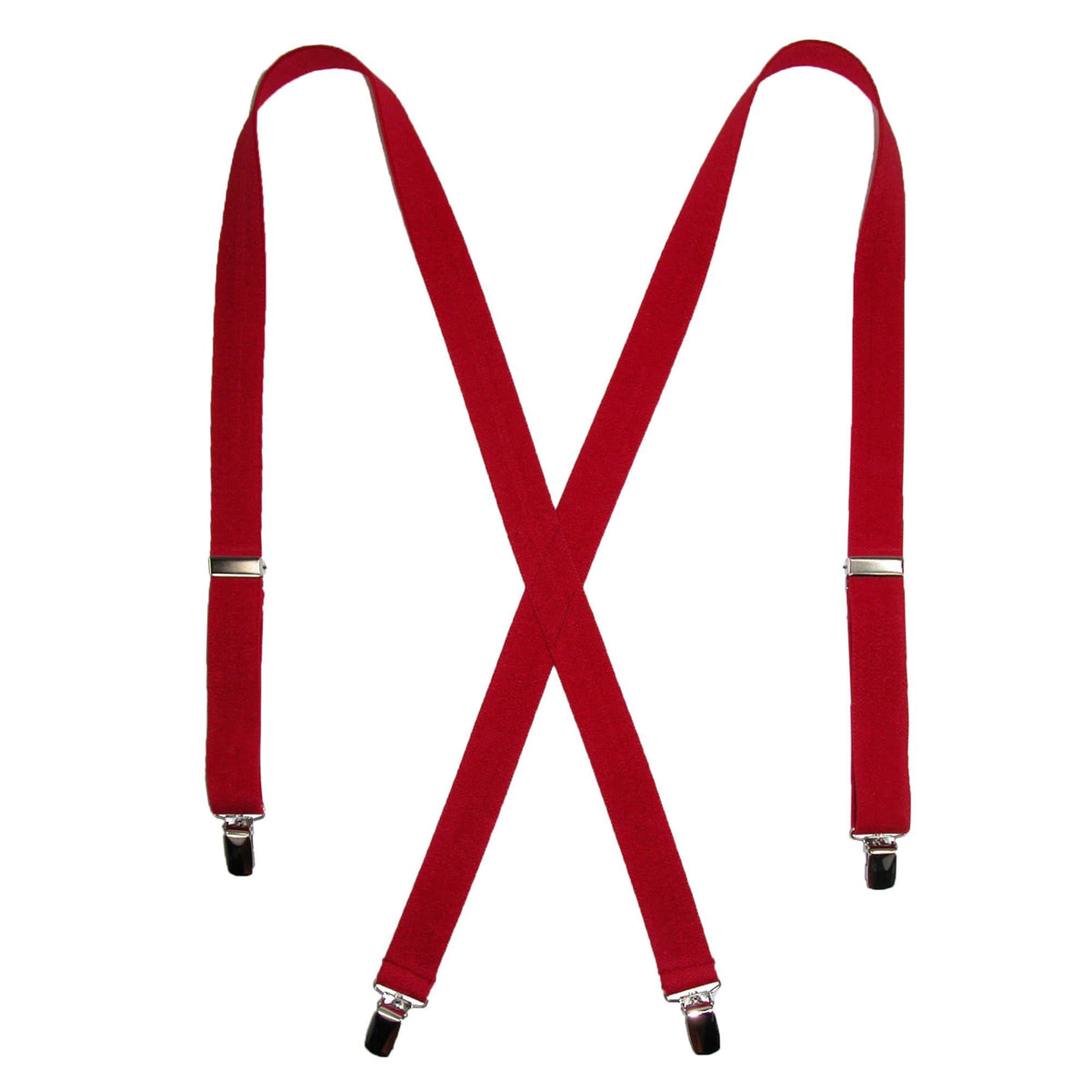 CTM® Women's Elastic Clip-End 1 Inch Basic Suspenders