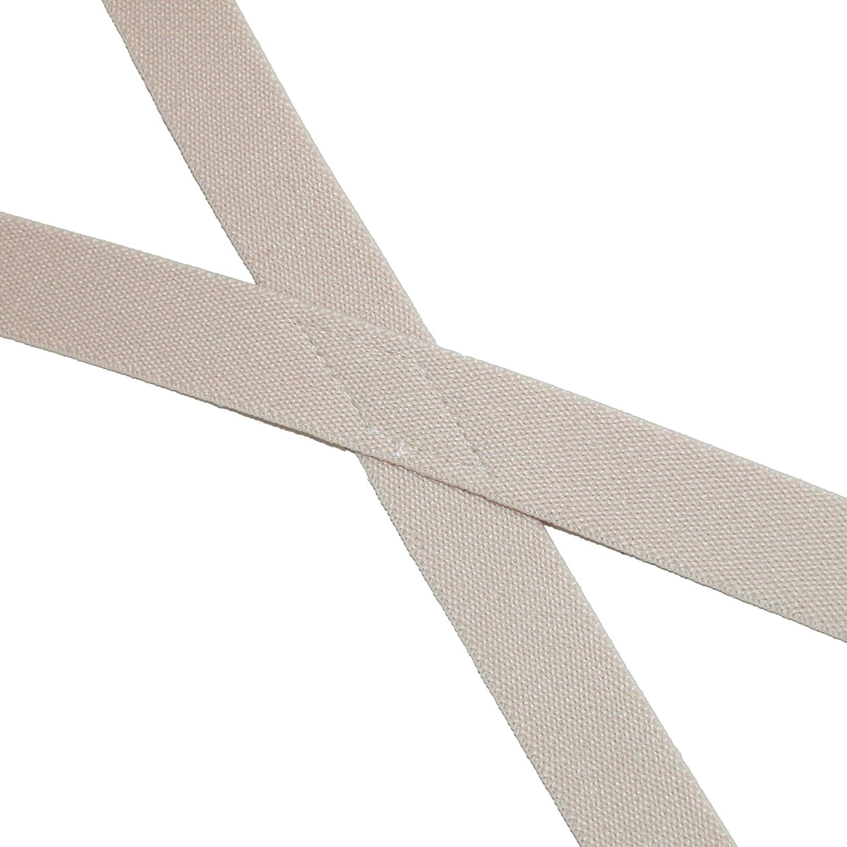 CTM® Elastic .75 Inch Wide Undergarment Clip-End Suspenders - Beige