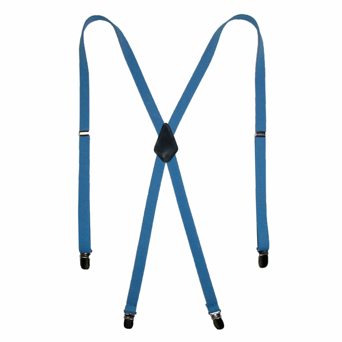 CTM® Women's Elastic Clip-End 1/2 Inch Skinny Urban Suspenders