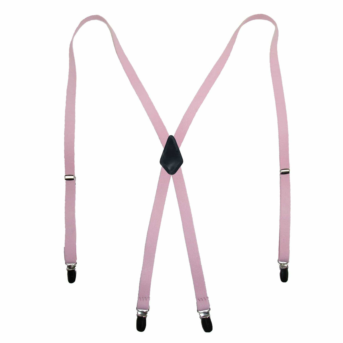 CTM® Women's Elastic Clip-End 1/2 Inch Skinny Urban Suspenders