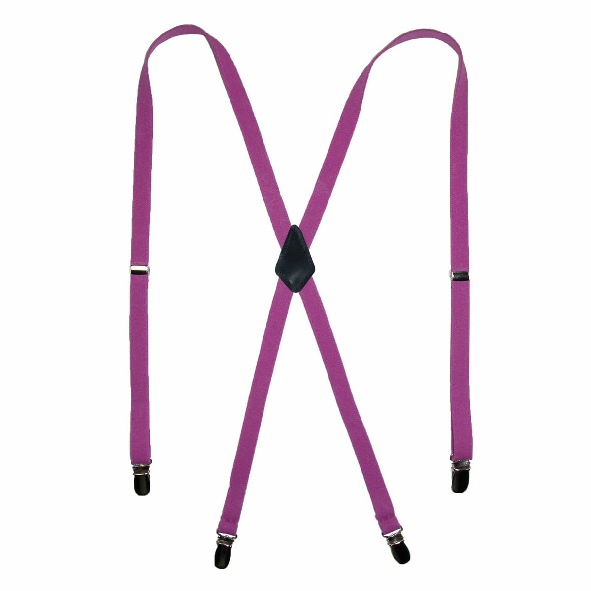 CTM® Women's Elastic Clip-End 1/2 Inch Skinny Urban Suspenders - Women's Elastic Clip-End 1/2 Inch Skinny Urban Suspenders
